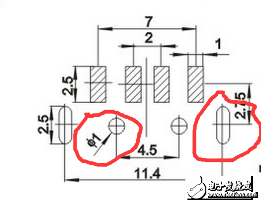 左边的红圈代表直径1mm吗？.png