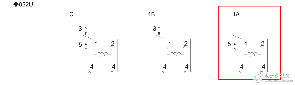 822U-1A-S接线图