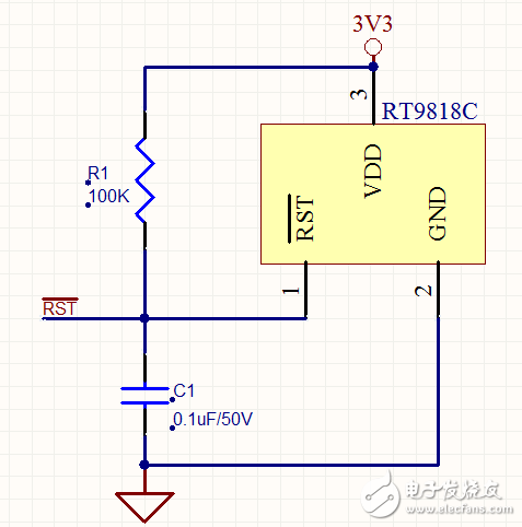 RT9818C复位电路