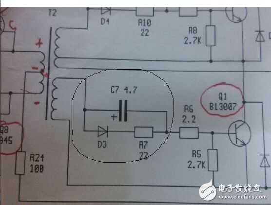 二极管电容对开关管的影响